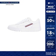 Tommy Hilfiger รองเท้าผ้าใบ ผู้ชาย รุ่น FM0FM05631 YBS - สีขาว