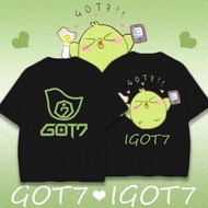 GOT7 T-Shirt IGOT7 Bird Pattern Enhances Heart Power 1 Cotton Fabric For Girls Fan Club Style K-POP