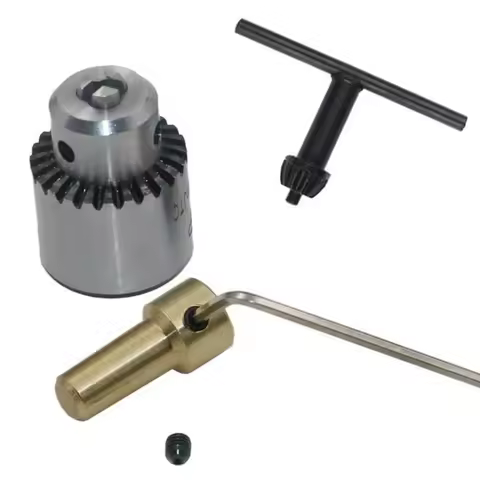 Electric Drill Grinding Mini Chuck Key JT0 4pcs set 0.3-4mm with 3.17mm Shaft 3 Jaws Adapter Kits Ma
