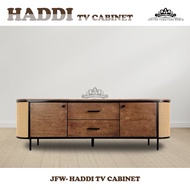[ JFW-HADDI TV-CABINET ]- RATTEN TV CABINET/ WOODEN TV CABINET / HALL CABINET/ KABINET TV ROTAN/ RAK