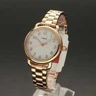 Timex TW2U14000 Standard นาฬิกาข้อมือผู้หญิง สายสแตนเลส Rose Gold