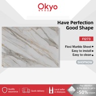 120cm x 300cm Flexi Marble Sheet Imitation Ceramic Wall Sticker Marble Sticker Waterproof Marble Wal