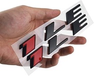 2X 1LE Emblem Badge 3D Nameplate Fit for 2010-15 Camaro 1LE (Black Red)