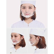 10Pcs High Quality Transparent Hygienic Face Mouth Shield Mask | Anti-Fog | Reuseable | Anti-Saliva