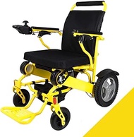 Luxurious and lightweight Aluminum Alloy Portable Lightweight And Foldable Frame Transport Travel Chair With Detachable Foot Pedal