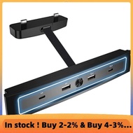 Power Splitter Extension Fast Charger for Model 3/Y 27W USB Shunt Hub Docking Station Car Adapter Qu