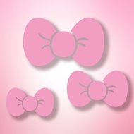 XIII Bowknot Shape Decoration Cover Injury Car Sticker