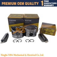 2 Set For Yanmar Engine New 2TNE68 Piston Kit STD Size