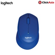Logitech M331 Silent Plus Wireless Mouse - Blue