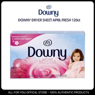 [Downy] April Fresh Fabric Softener Dryer Sheets, 120sheets