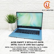 ACER SWIFT 3 SF314-57-50TR INTEL CORE I5-1035G1 8GB LPDDR4 RAM 512GB NVME SSD USED LAPTOP REFURBISHED NOTEBOOK