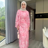 DANEEZ - ESTRELLA PRINTED DRESS WITH CARDIGAN