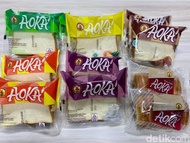 aoka roti gulung roti bakar roti viral AOKA roti panggang viral Aoka Roti Panggang Lembut Tersedia Bermacam Rasa [65 gram]