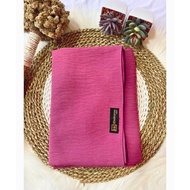Rafaeyza Pasmina Jumbo Crinkle Airflow Motif Plain Warna Solid Ukuran Besar untuk Syari