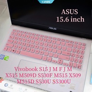 For ASUS Vivobook S15 J M F J M X515 M509D S530F M515 X509 M515D S530U S5300U 15.6 inch Silicone Laptop Protective Film Case Keyboard Cover [CAN]