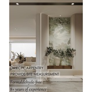 【SG Local Contractor】【Custom Furniture】Living Room Renovation /TV Console /Feature Wall / Hallway/ D