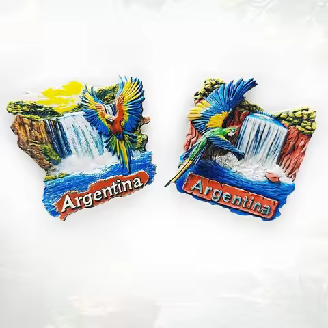 Argentine Iguazu Falls Refrigerator Sticker Travel Companion Gift 3D Magnetic Sticker Home Decoratio