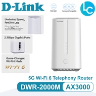 D-Link DWR-2000M 5G AX3000 Wi-Fi 6 Telephony Router Wireless 2 x 2.5 Gigabit Port with RJ 11 Vo5G/ V