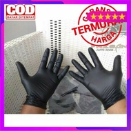 HITAM Ecer Nitrile Black Rubber Gloves / Wholesale Unit