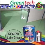 5L Epoxy paint ( GREENTECH PAINT EPOXY ) Cat Lantai Coating GREENTECH EPOXY 5 LITER