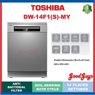 [Seller's Own Fleet]Toshiba DW-14F1 Free Standing /Table Top Dishwasher |14 Place Setting | 6 Progra