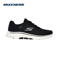 Skechers สเก็ตเชอร์ส รองเท้าผู้ชาย Men GOwalk 7 GOwalk Shoes - 216636-BKW - Air-Cooled Goga Mat