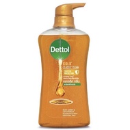 Dettol - เดทตอล แบบขวดปั๊ม ครีมอาบน้ำ เจอลอาบน้ำ  450-500 ml.