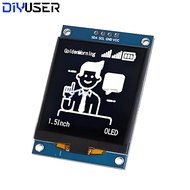 1.5 Inch OLED Display Module 128x128 Pixels SH1107 Driver I2C IIC 4Pin for Arduino ESP32 Raspberry P