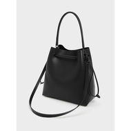 Women's MPO High Quality Bags | Charles&amp;Keith Drawstring Hobo Bag