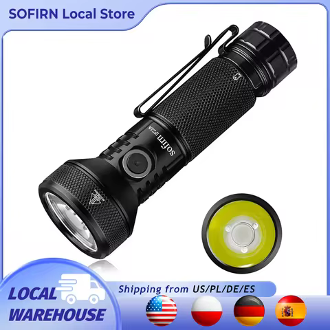 Sofirn IF22A 2100lm Flashlight 21700 Powerful Light SFT40 LED 680M Long Range USB C Rechargeable Cha