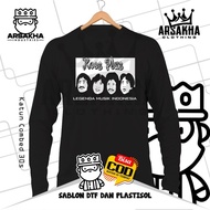 Kaos Lengan Panjang Koes Plus Musik Legendaris Indonesia Distro Cotton