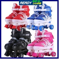 Kasut Roda Budak Perempuan Roller Skate Kids Beginner Kid Roller Skates Sepatu Roda 4 Tayar Kanak