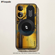 Tanpaile-cho Nubia Neo2 5G Neo 2 vỏ làm mát trong suốt chống sốc màu đen nhựa TPU mềm chơi game tản