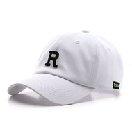 Topi Baseball Huruf R Topi baseball logo bordir R Topi R model korea Topi Fashion R logo bordir
