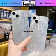 Realme 5 5i 5s 6i C3 C12 C15 C35 C55 C63 C65 C67 shining feather hard phone case casing cover fon sa