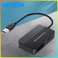 [Vktech] USB 3.0 Type C USB Card Writer 4 in 1 Memory Smart Card Reader 20cm Cable Memory Card Write