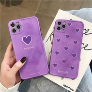 浪漫紫色心系列兩款選iPhone 12 iPhone 11 X XR XS Max 7P 8P SE2手機殼case Pro Max, Pro, Mini