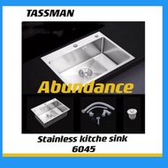 TASSMAN 6045 SUS304 STAINLESS KITCHEN SINK W/ACCESSORIES