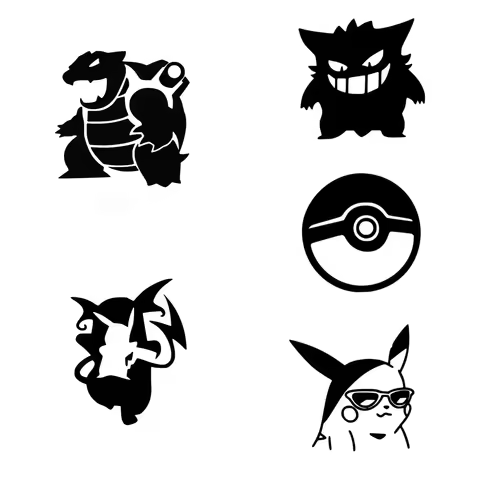Cartoon Anime Pokemon Ball Car Sticker Vinyl Decal Waterproof Off Road Bumper Window Outdoor Travel 