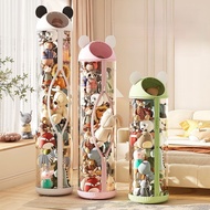 PVC Plush Doll Storage Box Doll Storage Bucket Doll Storage Bucket Transparent Toy Storage Cylindric