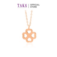 TAKA Jewellery Dolce 18K Gold Clovers Necklace