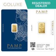 NEW PAMP 5g Gold Bar 999.9 Purity - Fortuna Design
