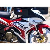 Tem Rời Ex 150 Y15ZR Dán Xe Trắng Phối Tem Đỏ