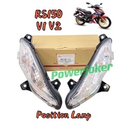 Honda RS150 RS 150 V1 V2 (2pcs / 1 Set) Standard Front Position Lamp Light Depan Lampu Dada (Clear)