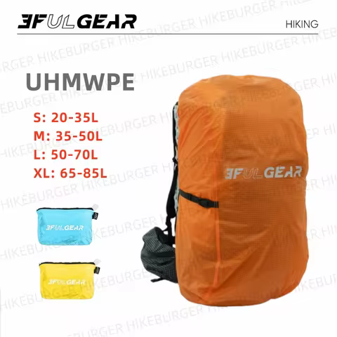 3F UL Gear Rain Cover For Backpack UHMWPE Outdoor Ultralight Hiking Waterproof Trekking Rainproof 20