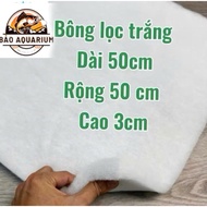 White water filter cotton size 50x50, fish tank filter material | Good thick 50x50 water filter