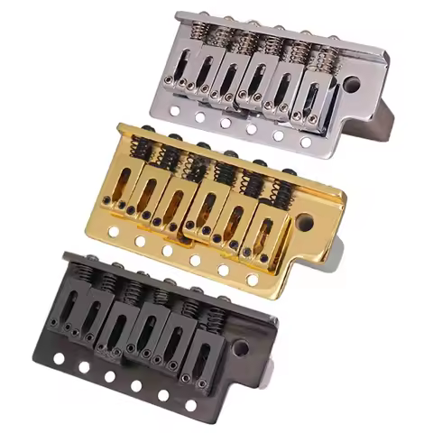A Set Of Left Handed Electric Guitar Bridge Saddle Single Tremolo Bridge System Thickened Base Guita