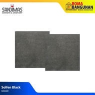 Sandimas Granit / Granite Lantai Solfen Black 60X60