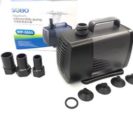 WP-5000 ปั๊มน้ำตู้ปลา บ่อปลา กำลังไฟ 60w 3000ลิตร/1ช.ม. WP5000 ปั้มน้ำ ปั๊มแช่ ปั๊มน้ำพุ