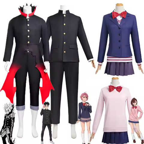 Anime Dandadan Okarun Ken Takakura Cosplay Costume Aira Shiratori Momo Ayase Cosplay Costume Wig Sch